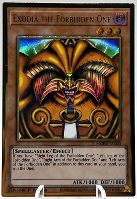 Exodia The Forbidden One MGED-EN005 Gold Rare 1st Edition Yugioh! NM-image