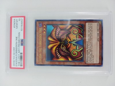 YuGIOh Exodia the Forbidden One LART-EN004 Lost Art Promo 2018 UR PSA 10-image