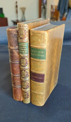 ANTIQUE BOOK (2) BY LORD MACAULAY (1) BY ROSSITER JOHNSON 1878-image