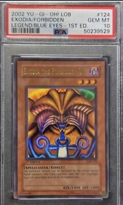 Yu-Gi-Oh! TCG Exodia the Forbidden One Legend of Blue Eyes White Dragon LOB-124-image