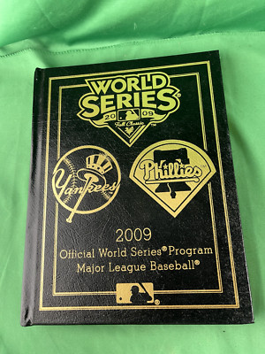 2009 Official World Series Program  Baseball Leather Book Willabee Ward-image