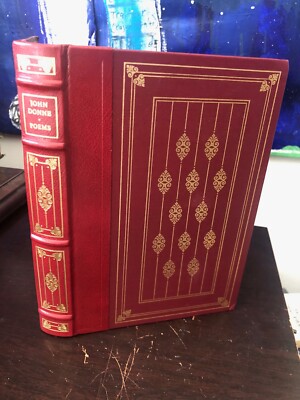 Franklin Library Oxford JOHN DONNE POEMS Near Fine-image