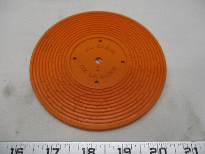 Fisher Price Record Player vintage Music 995 Au Clair De La Lune Twinkle Twinkle-image