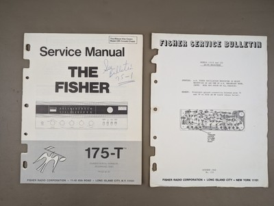 The Fisher 175-T Stereo Receiver Service Manual D-871-image