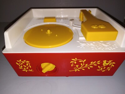 Fisher Price Record Player 2014 Music Box No Records Disks Untested Retro Toy-image
