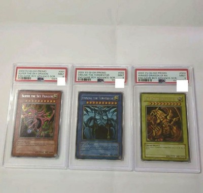 Yu-Gi-Oh! Released in 2003 Game Boy Limited God card. rare card from PSA9 Japan-image