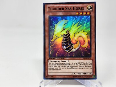 Yu-Gi-Oh! Thunder Sea Horse CT10-EN016 Limited Super Rare VLP-image