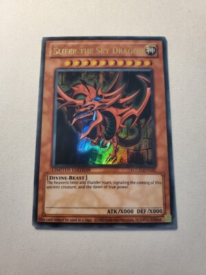 Yugioh - Slifer The Sky Dragon YGLD-ENG01 NM Limited Ultra Rare-image