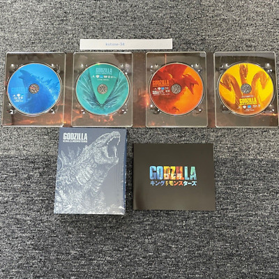 GODZILLA KING OF MONSTERS 4K Ultra HD Blu-ray Limited 4 Disc Set Booklet Japan-image