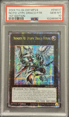 2024 PSA 10 YUGIOH MP24 25TH QC SECRET RARE UTOPIC DRACO FUTURE 💫-image