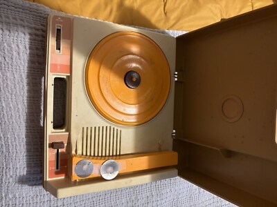 VINTAGE 1978 FISHER-PRICE RECORD PLAYER 45/33 PHONOGRAPH TESTED/WORKS W/RECORD-image