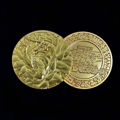 Anime Yu-Gi-Oh! 25th Anniversary Limited Edition Metal Embossed Coin Keychain-image