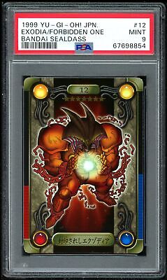 Yu-Gi-Oh Japanese Sealdass 12 Exodia The Forbidden One 1999 PSA 9 67698854-image