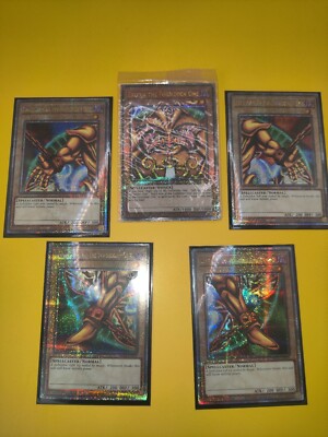 YUGIOH **SEALED*** Exodia The Forbidden One COMPLETE Set QUARTER CENTURY QCR-image