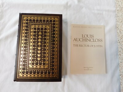 The Rector of Justin- By Louis Auchincloss- Franklin Library- Signed by Author-image