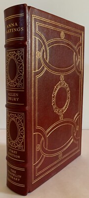 Anna Hastings [Limited First Edition] by Allen Drury The Franklin Library  1977-image