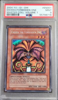 Yugioh Exodia The Forbidde One MC1-EN001 PSA 9 - 2004-image