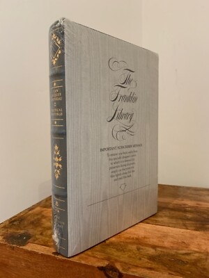 Political Writings by JJ Rousseau (Franklin Library - 100 Greatest) leather, new-image