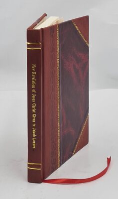 New Revelation of Jesus Christ 1932 [Leather Bound]-image