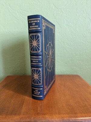 Franklin Library Signed 60 In Search Of History Theodore H White Excellent-image