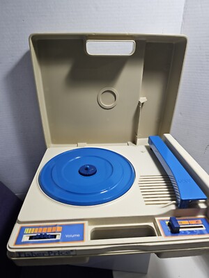  Fisher-Price 825 Vintage 1978 Phonograph 33/45 Kids Record Player Turntable EUC-image