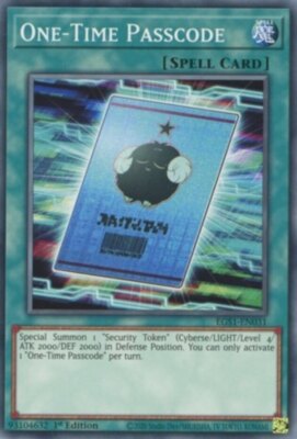  1x One-Time Passcode - EGS1-EN031 - Common - 1st Edition - Egyptian God Deck: S-image