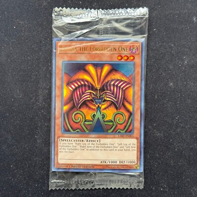 YuGiOh Exodia the Forbidden One LART-EN004 Factory Sealed Promo Pack Ultra Rare-image