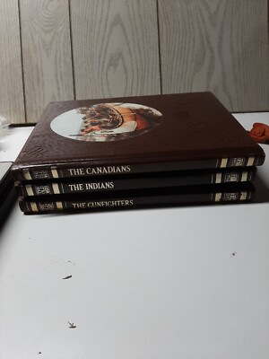Lot Of 3 Old West Series Time Life Books, The Canadians,  Indians, gunfighters-image