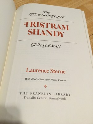 Tristram Shandy Life And Opinions 1981 - 1/4 Leather The Franklin Book-image
