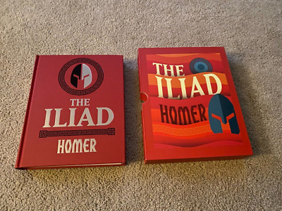THE ILLIAD HOMER HARDBACK BOOK WITH SLIPCOVER-image