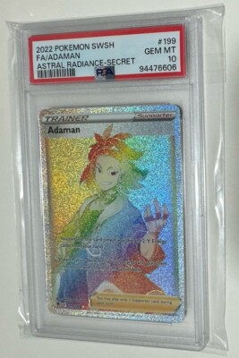 Pokemon TCG Adaman Astral Radiance PSA Graded 10 Gem-image