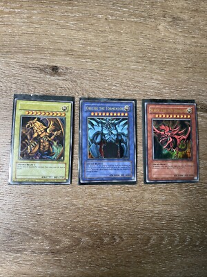 Yugioh Yu-gi-oh! Card GBI-001 -002 -003 Slifer The Sky Dragon Ultra Rare-image