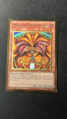 Yugioh: Exodia The Forbidden One - MGED-EN005 - Gold Rare - 1st Edition-image