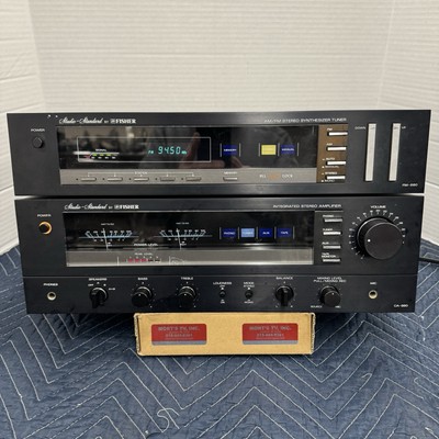 FISHER CA-880 AND FM-660 INTEGRATED STEREO AMPLIFIER AND MATCHING DIGITAL TUNER-image
