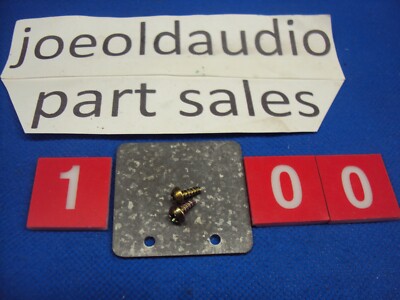 Fisher MT-100 Turntable Original Metal Blank w Screws. Tested Parting out MT-100-image