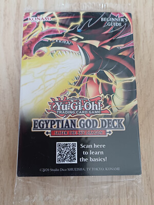 Yu Gi Oh! TCG Egyptian God Deck Slifer The Sky Dragon Card Pack NEW & SEALED-image