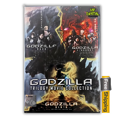 Godzilla Trilogy Movie Collection Anime DVD English Dubbed Complete Set-image