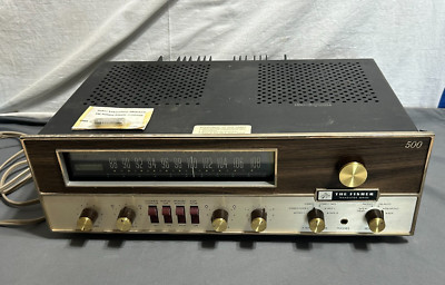 THE FISHER 500-T Transistor Series QUAD SPEAKER FM Radio Stereo Receiver VIDEO-image