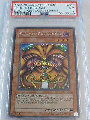 Exodia the Forbidden One (Dark Duel Stories) DDS-003 Yu-Gi-Oh! psa 7 near mint-image