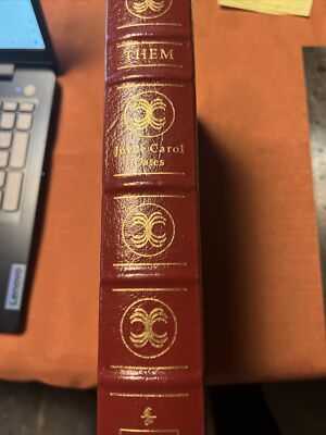 Them, Joyce Carol Oates, Easton Press, Leather Bound, Signed Collector's Edition-image