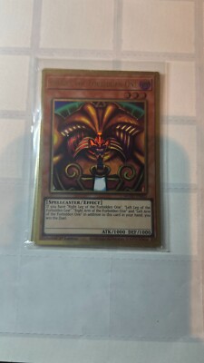 MGED-EN005 Exodia the Forbidden One Premium Gold Rare UNL Edition NM YuGiOh -image