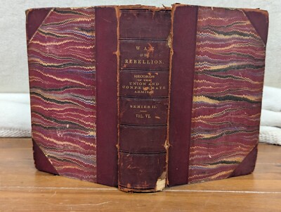 1899 War of Rebellion Records Union Confederate Armies Series II Volume VI-image