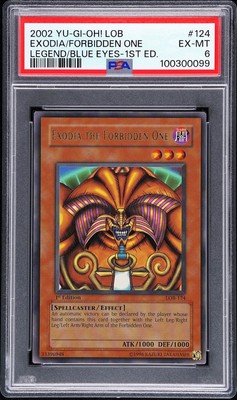 Exodia The Forbidden One 1st Edition PSA EX-MT 6-image