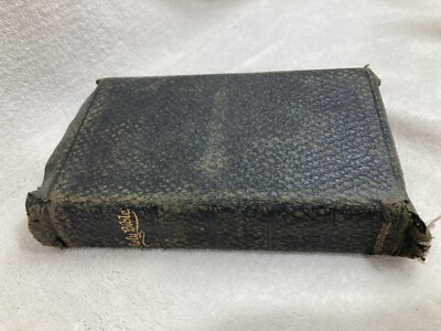 Vintage Holy Bible, International Series, Leather, Silk Sewn Print Great Britian-image