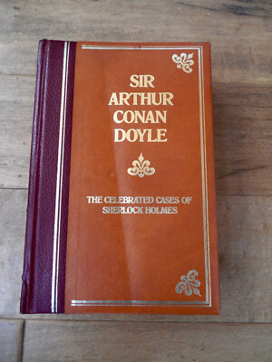 Sir Arthur Cocan Doyle Celebrated Sases of Sherlock Holes, 1984, leather bound-image