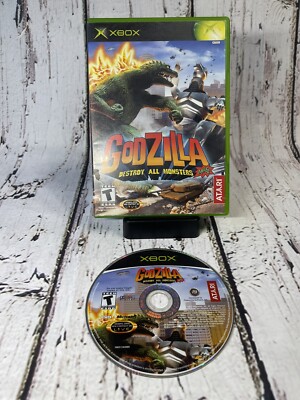 Godzilla: Destroy All Monsters Melee (Microsoft Xbox, 2003) Case And Disc Only-image