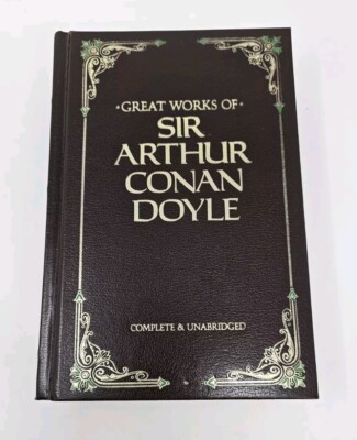 Great Works of Sir Arthur Conan Doyle Chatham River Press 1987 Leathercover Book-image