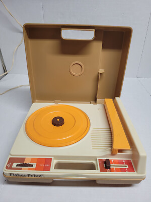 1978 Fisher Price Record Player Model 825 Tested - Works Needs Needle-image