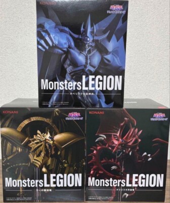 Yu-Gi-Oh! Series Monsters LEGION slifer Obelisk Ra Mythical Gods Figure Set-image
