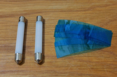 Fisher series 90T 80R tube tuner dial replacement LED bulbs lights lamps kit set-image